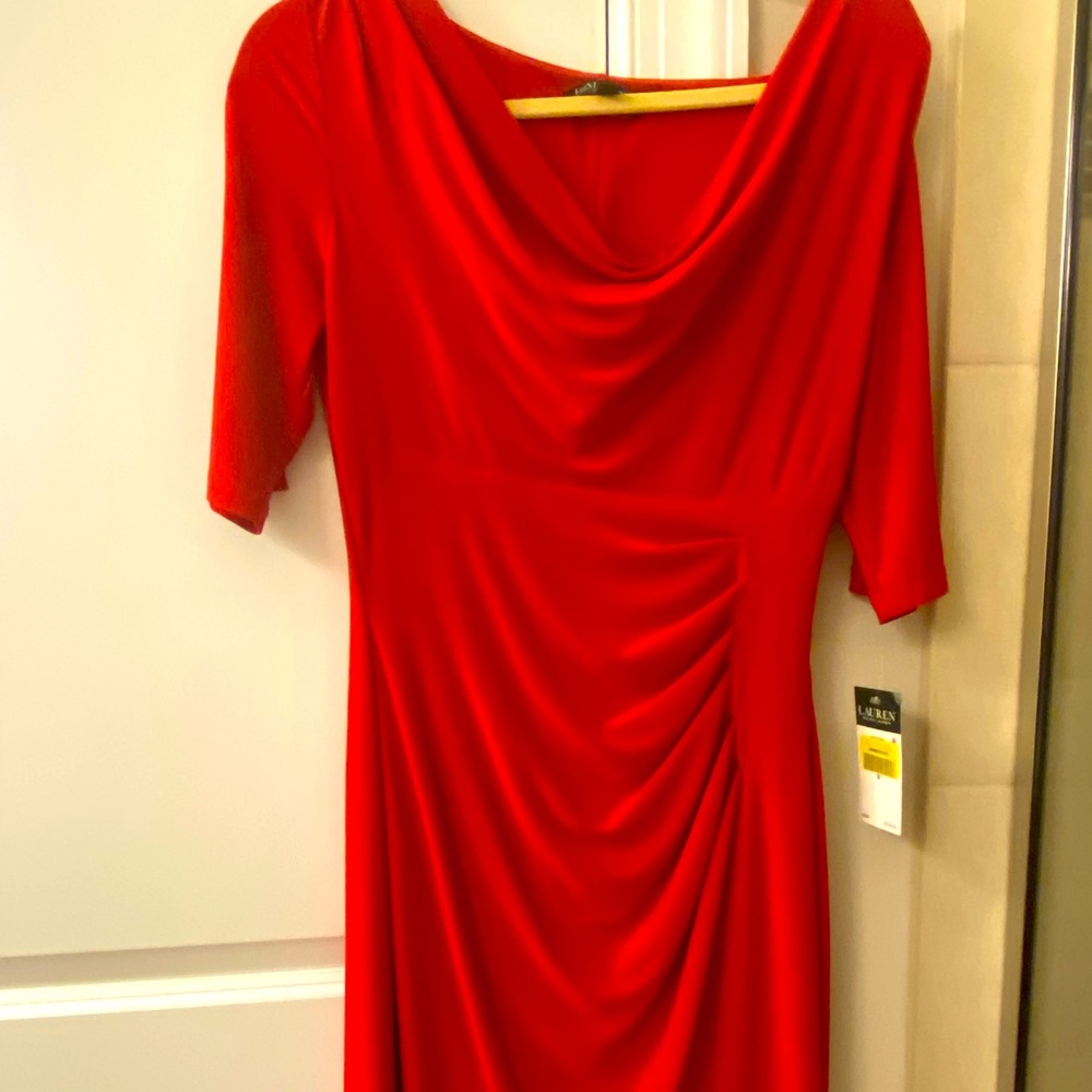 Lauren size 6 red dress